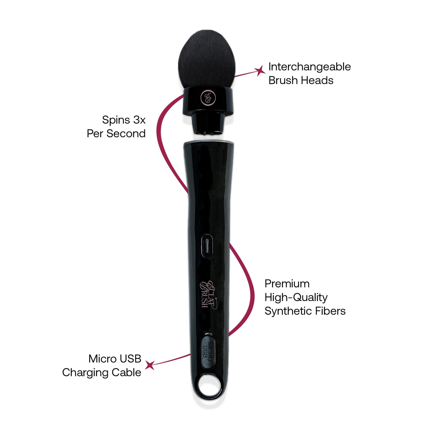 Gorgeous Contour Brush head: Brosse à Contour by Eclat Brush