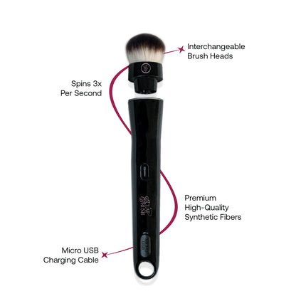 Pretty Powder Brush Head: Pinceau à Poudre by Eclat Brush